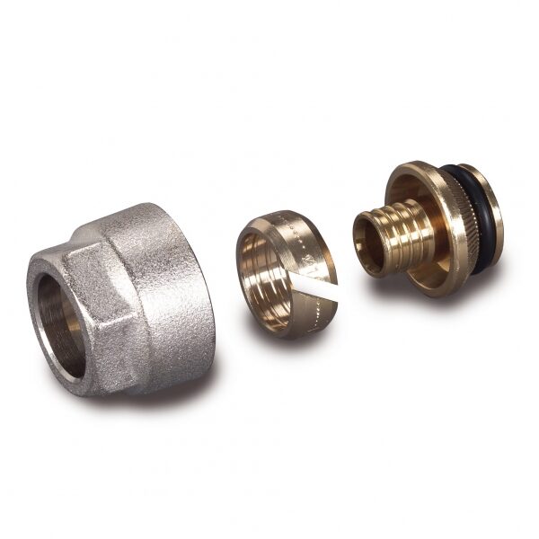 Raccordi a stringere per tubo in polietilene, polibutene e polipropilene